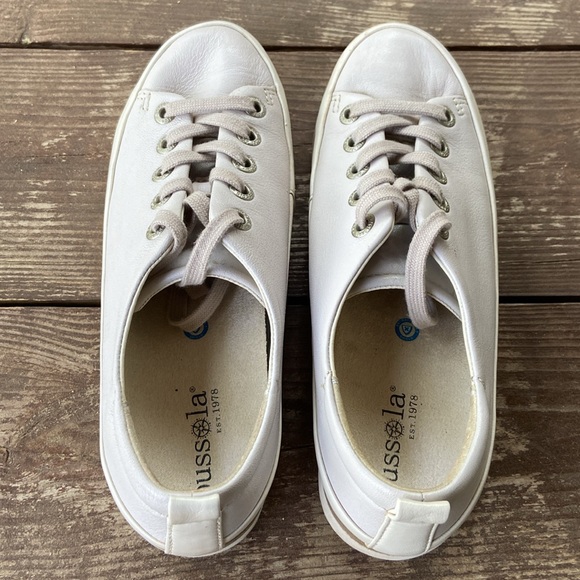 Bussola/ Anthropologie Koln/Karen Silk Vapor Lace up Dressier Sneakers - Picture 13 of 13